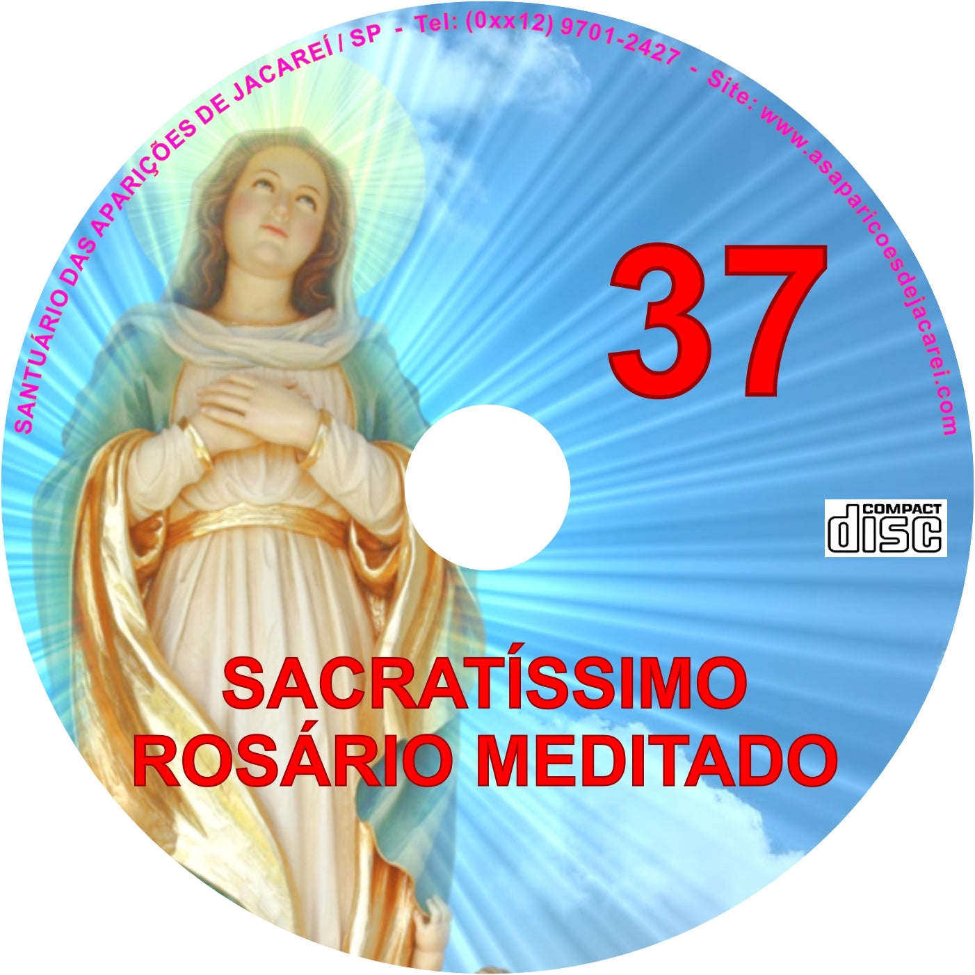 CD Rosário Meditado 037 CD Rosário Meditado 037